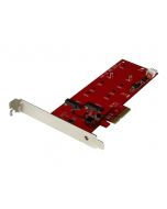 StarTech.com 2x M.2 SATA SSD Schnittstellenkarte