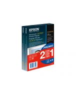 Epson Premium Glossy Photo Paper BOGOF - Glänzend - 100 x 150 mm - 255 g/m² - 40 Blatt Fotopapier (Packung mit 2)