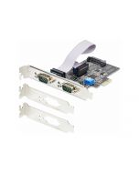 StarTech.com 2-Port Serial PCIe Card, Dual-Port PCI Express to RS232/RS422/RS485 (DB9)