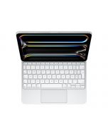 Apple Magic Keyboard - Tastatur und Foliohülle - mit Trackpad - hinterleuchtet - Apple Smart connector - QWERTZ - Deutsch - weiß - für Apple 11-inch iPad Pro (M4)