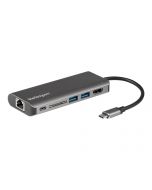 StarTech.com USB-C Multiport Adapter - 2x USB 3.0 / HDMI / SD / Gigabit Ethernet - mit Stromversorgung (USB PD)