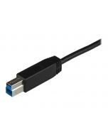 StarTech.com 1m USB 3.1 USB-C auf USB-B Kabel - USB 3.1 Anschlusskabel - USB-Kabel - 24 pin USB-C (M)