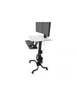 Ergotron WorkFit-C Dual - Sitz-/Steh-Arbeitsplatz