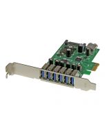 StarTech.com 7 Port PCI Express USB 3.0 Karte - PCIe USB 3.0 (Super Speed)