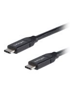 StarTech.com USB-C auf USB-C Kabel mit 5A Power Delivery - St/St - 50cm - USB 2.0 - USB-IF zertifiziert - USB Typ C Kabel - USB-Kabel - 24 pin USB-C (M)