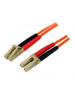 StarTech.com 5m Fiber Optic Cable - Multimode Duplex 50/125 - LSZH - LC/LC - OM2 - LC to LC Fiber Patch Cable - Netzwerkkabel - LC Multi-Mode (M)