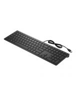 HP Pavilion 300 - Tastatur - USB - Deutsch - Jet Black