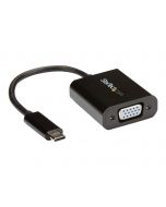 StarTech.com USB-C to VGA Adapter - Black - 1080p - Video Converter For Your MacBook Pro - USB C to VGA Display Dongle (CDP2VGA)