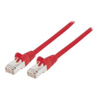 Intellinet Network Patch Cable, Cat6A, 30m, Red, Copper, S/FTP, LSOH / LSZH, PVC, RJ45, Gold Plated Contacts, Snagless, Booted, Polybag - Patch-Kabel - RJ-45 (M)