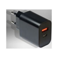 Inter-Tech PD-2120 - Netzteil - small - 20 Watt - 3 A - PD, Quick Charge 3.0 - 2 Ausgabeanschlussstellen (USB Typ A, 24 pin USB-C)