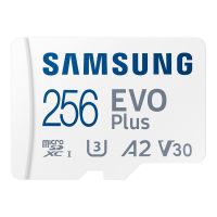 Samsung EVO Plus MB-MC256S - Flash-Speicherkarte (microSDXC-an-SD-Adapter inbegriffen)