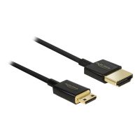 Delock Slim Premium - HDMI mit Ethernetkabel - mini HDMI (M)