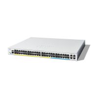 Cisco Catalyst 1300-48MGP-4X - Switch - L3 - managed - 48 x 10 Gigabit Ethernet + 4 x 10 Gigabit SFP+ - an Rack montierbar - PoE+ (370 W)