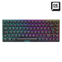 Sharkoon SKILLER SGK50 S3, Kabelgebunden, USB, Mechanischer Switch, QWERTZ, RGB-LED, Schwarz