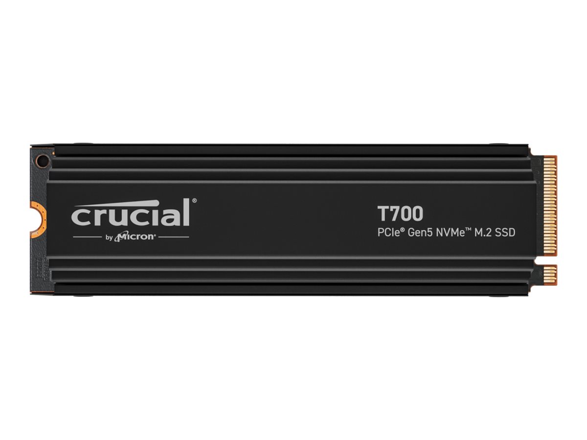 Crucial T700 – SSD – verschlüsselt – 4 TB – intern – M.2 – PCI Express 5.0 (NVMe)